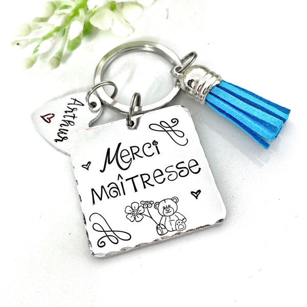 Porte Clé Maîtresse, Cadeau Maîtresse, La Meilleure Maîtresse, Merci Maîtresse