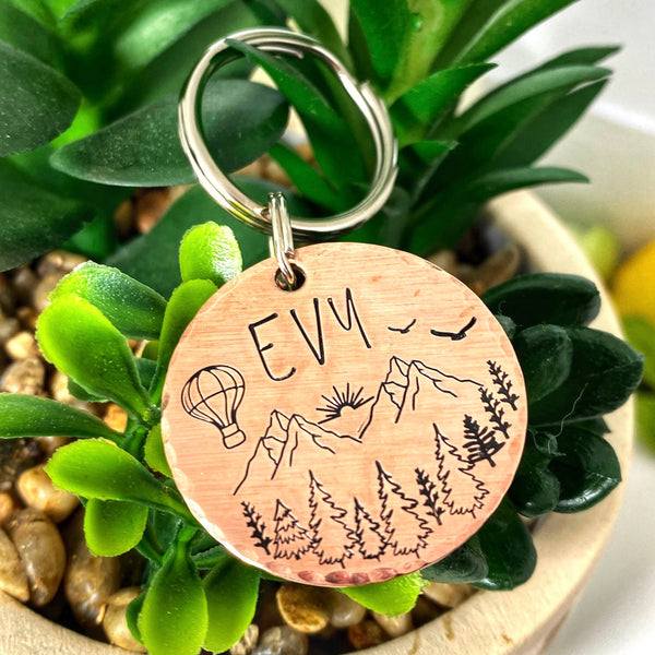 Médaille en Cuivre pour Chien, Médaillon d'identité Chien, Médaille faite en France