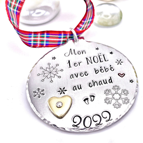 Baby Bump's First Christmas Decoration, First Tree Ornament Baby, Pregnant First Christmas Decoration, Tree Ornament New Baby