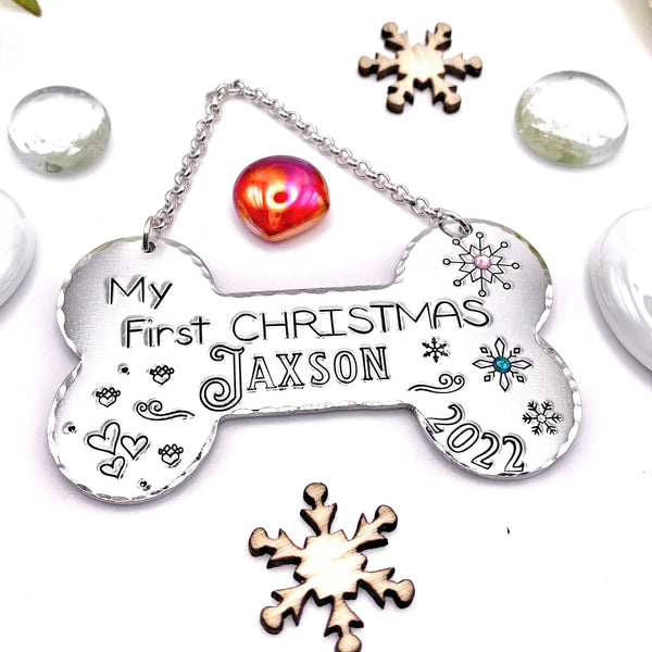 Boule de Noël Personnalisée Chien , Cadeau Chien Noël, Boule Sapin Chien