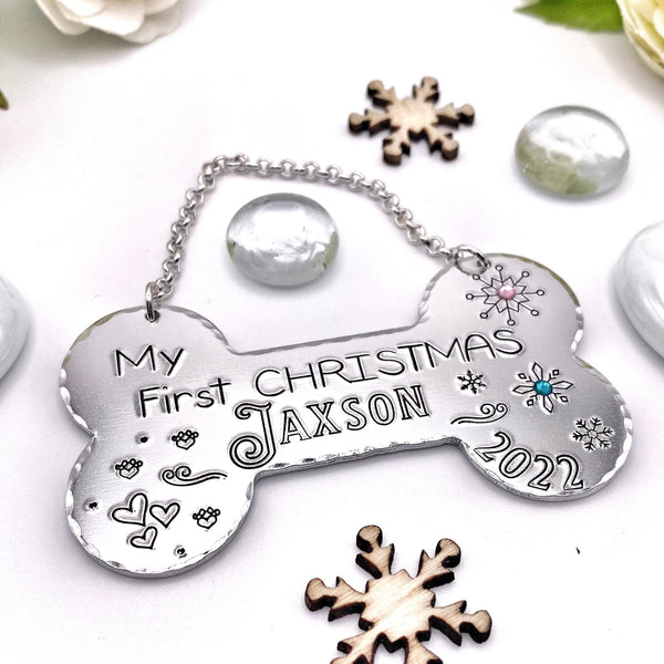 Boule de Noël Personnalisée Chien , Cadeau Chien Noël, Boule Sapin Chien