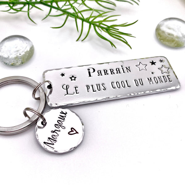 Porte Clé Parrain, Cadeau Parrain, Demande Parrain, Meilleur Parrain