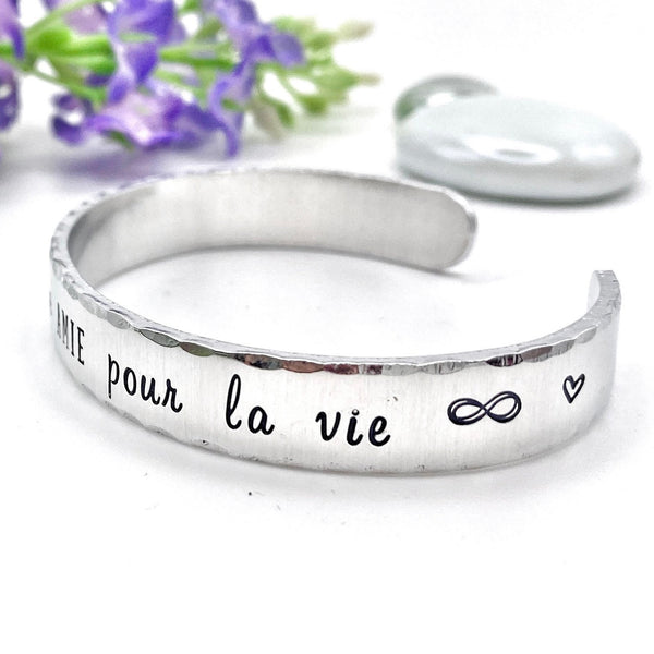 Cadeau Noël Soeur, Bracelet Gravé, Jonc Gravé Soeur, Jonc Argent Soeur