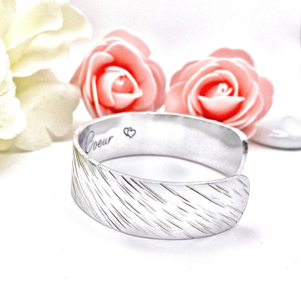 Soeur de Coeur, Idée Cadeau Amie, Manchette Jonc Soeur de Coeur, Cadeau Meilleure Amie, Cadeau Noël Amie