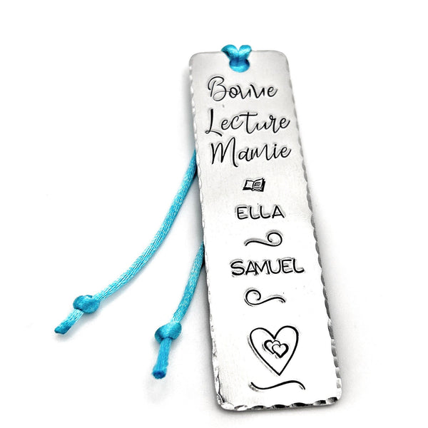 Idée Fête des Grand-Mères, Marque Page Personnalisé, Cadeau Lecture, Signet Personnalisé, Marque Page Mamie