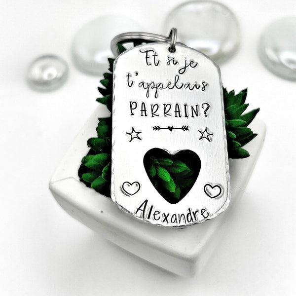 Demande Parrain, Porte Clé Parrain, Cadeau Parrain Frère