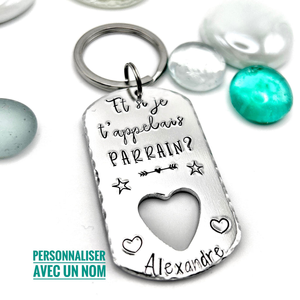 Demande Parrain, Porte Clé Parrain, Cadeau Parrain Frère