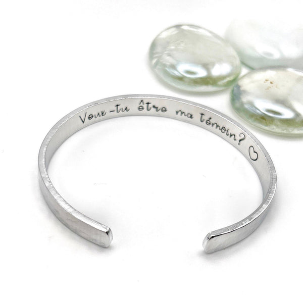 Cadeau pour Témoin - Bijoux Témoin - Bracelet Demande de Témoin
