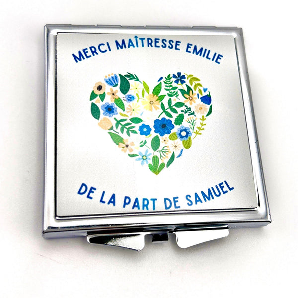 Personalised Mirror, Gift French Teacher