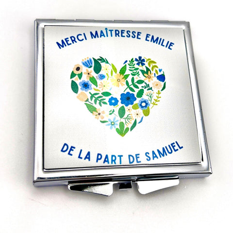 Personalised Mirror, Gift French Teacher
