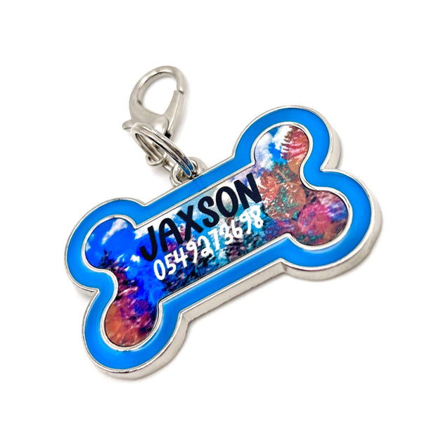 Médaille pour Chien en Forme d'Os - Médaille Personnalisée Chien