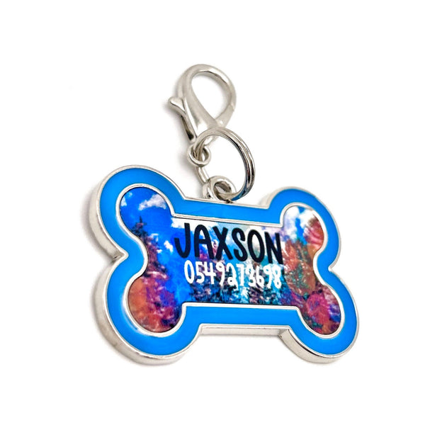 Médaille pour Chien en Forme d'Os - Médaille Personnalisée Chien