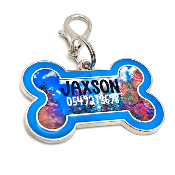 Médaille pour Chien en Forme d'Os - Médaille Personnalisée Chien