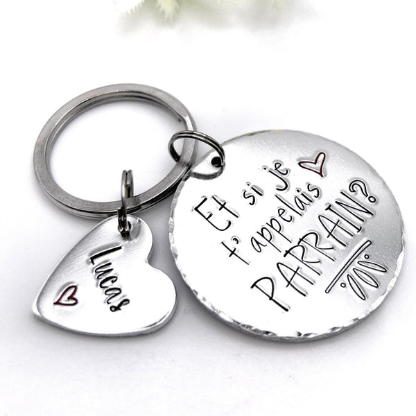 Demande de Parrain, Porte Clé Parrain, Et si je t'appelais Parrain?
