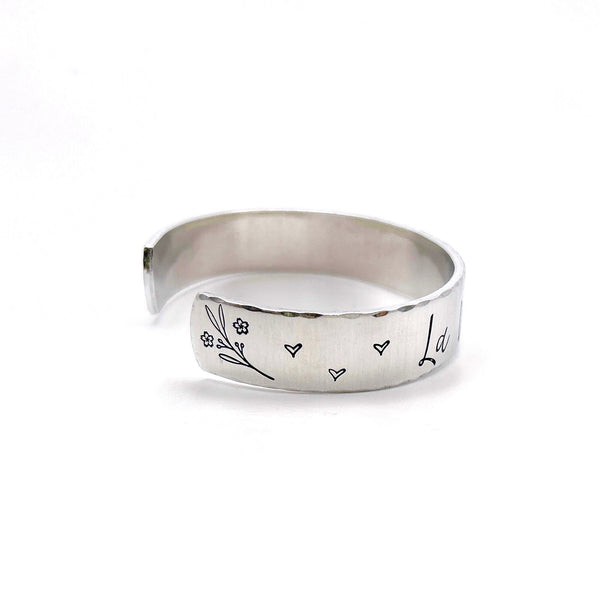 La Vie est Belle, Bracelet Jonc Gravé, Manchette La Vie est Belle, Bijoux La Vie est Belle