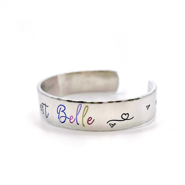 La Vie est Belle, Bracelet Jonc Gravé, Manchette La Vie est Belle, Bijoux La Vie est Belle