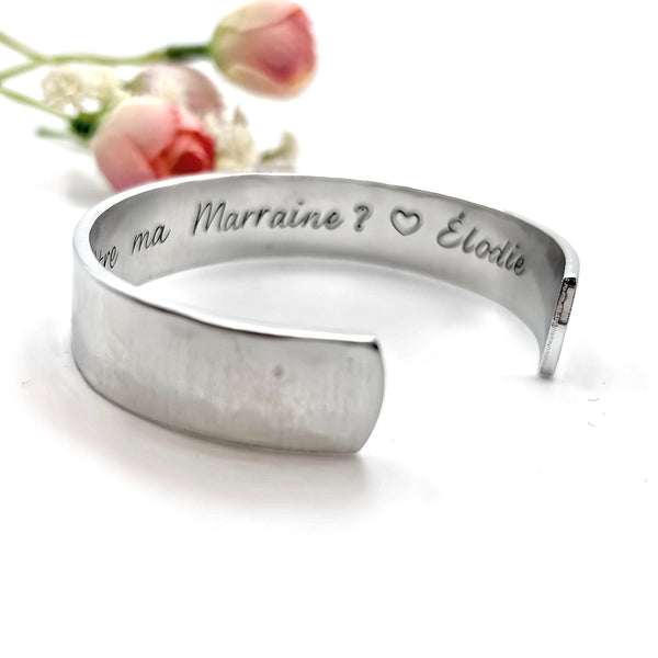 Bijoux Marraine, Jonc Marraine Amie, Demande Marraine, Veux-tu être ma Marraine?, Baptême Marraine