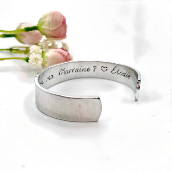 Bijoux Marraine, Jonc Marraine Amie, Demande Marraine, Veux-tu être ma Marraine?, Baptême Marraine