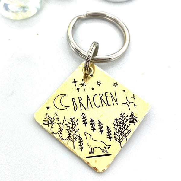 Médaillon d'Identité Chien, Médaillon Personnalisé, Médaille Chien Laiton, Médaille Or Chie