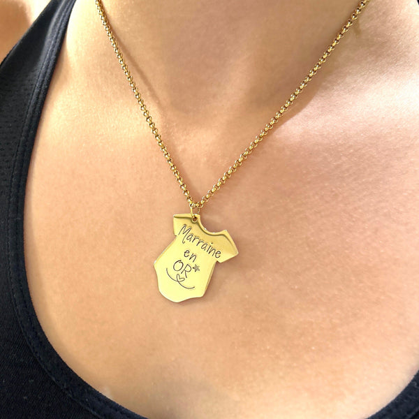 Pendentif Collier Marraine, Cadeau Baptême Marraine, Bijou Marraine, Demande Marraine