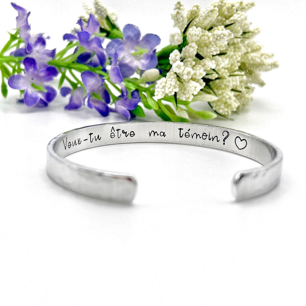 Cadeau pour Témoin - Bijoux Témoin - Bracelet Demande de Témoin
