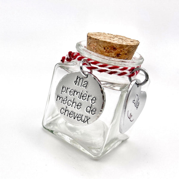 Boîte Première Mèche de Cheveux, Première Dent de Lait, Pot à dents de lait personnalisée, Cadeau Bébé, Cadeau Naissance