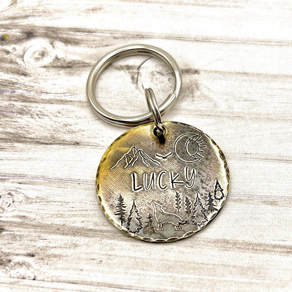 Médaille Personnalisée pour Chien - Médaille Chien Personnalisée - Gravure Personnalisé - Laiton