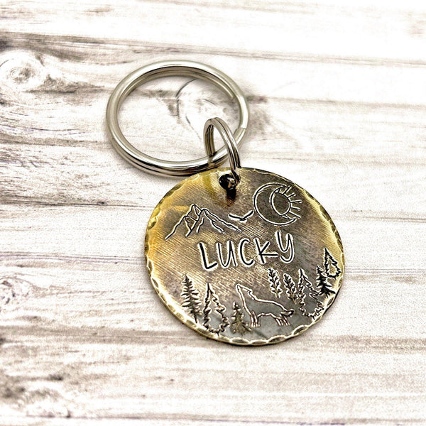 Médaille Personnalisée pour Chien - Médaille Chien Personnalisée - Gravure Personnalisé - Laiton