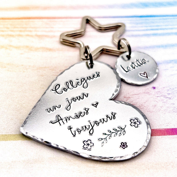 Cadeau Collègue, Porte Clé Collègue, Porte Clef Collègue, Idée Collègue