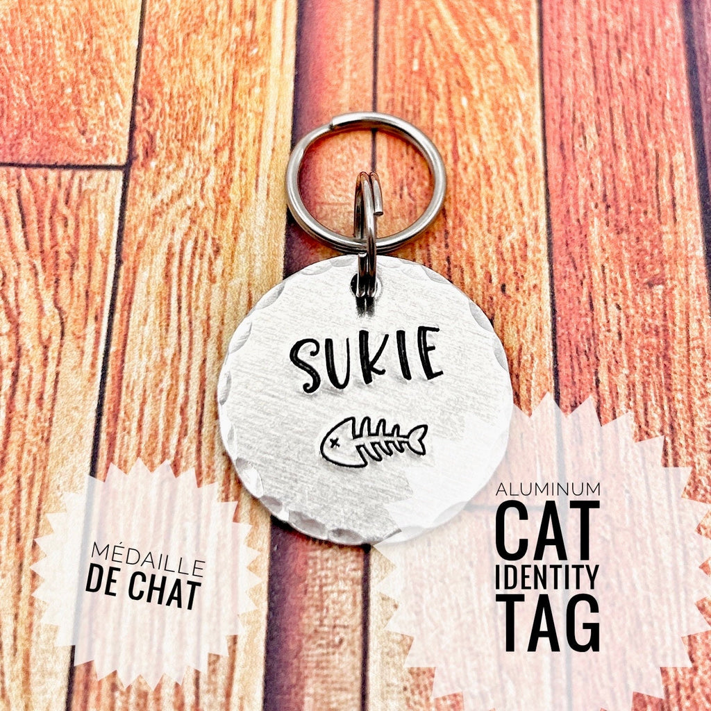 Médaille Personnalisée Chat, Médaillon Personnalisé Chat