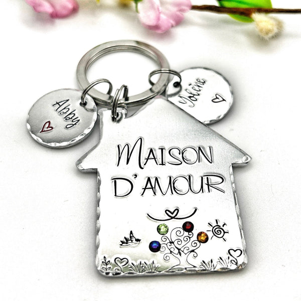 Porté Clé Nouvelle Maison, Cadeau pour une Crémaillère, Cadeau Déménagement