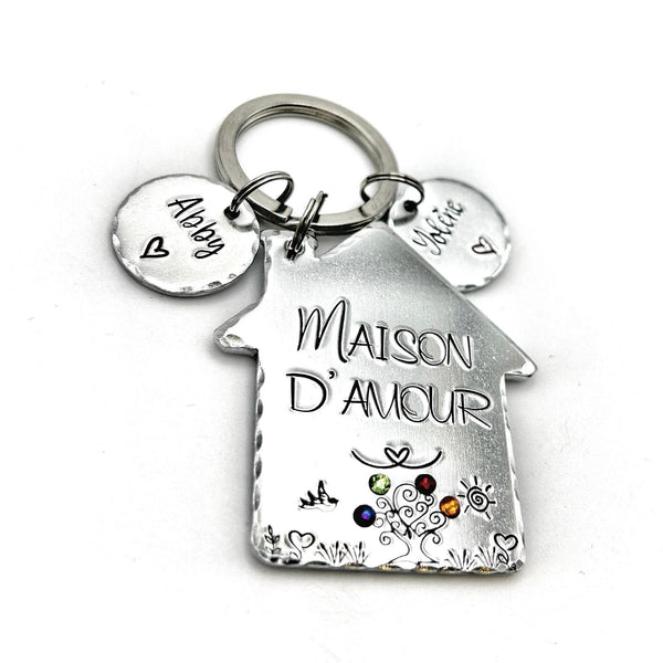 Porté Clé Nouvelle Maison, Cadeau pour une Crémaillère, Cadeau Déménagement