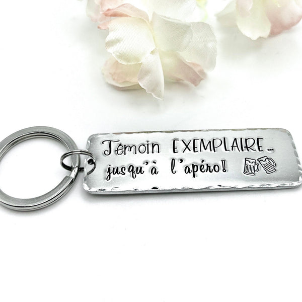 Demande Témoin, Cadeau Témoin, Porte Clé Témoin, Idée Témoin