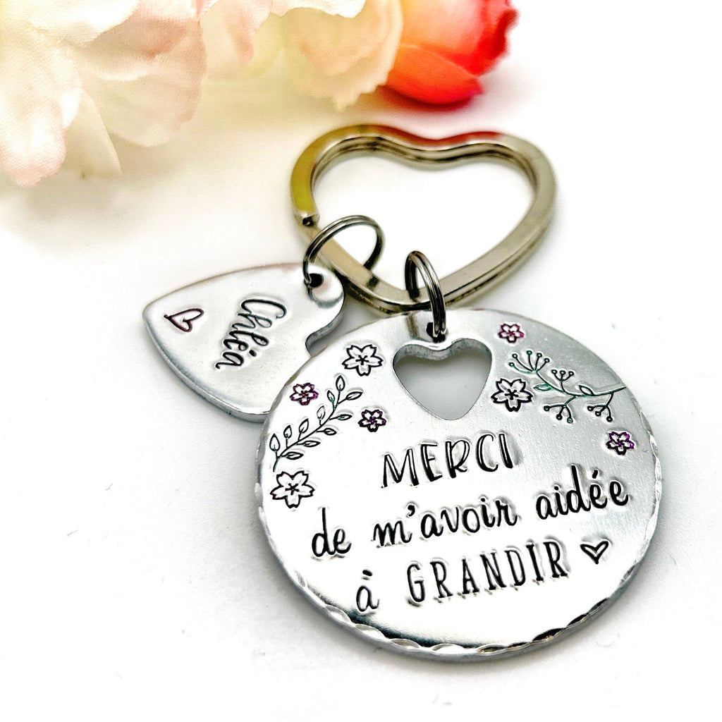 Porte Clé Maîtresse, Cadeau pour Maîtresse, Cadeau Merci Professeur