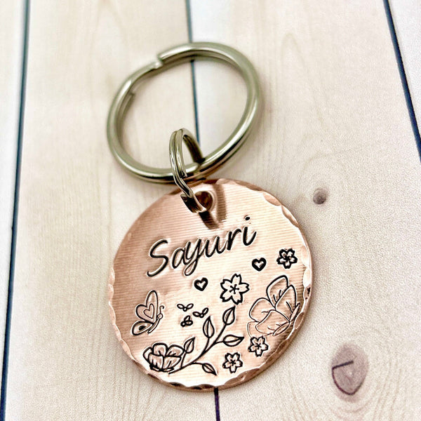 Médaille d'identité Chien - Jolie Médaille pour Chien - Médaille en Cuivre ou Laiton