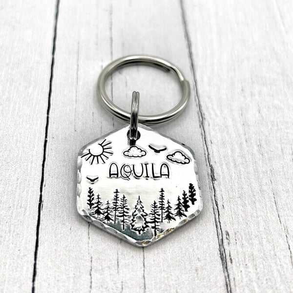 Médailles pour Chiens, Médaille d'Identité Chien Personnalisable, Médaillon en Cuivre Chien