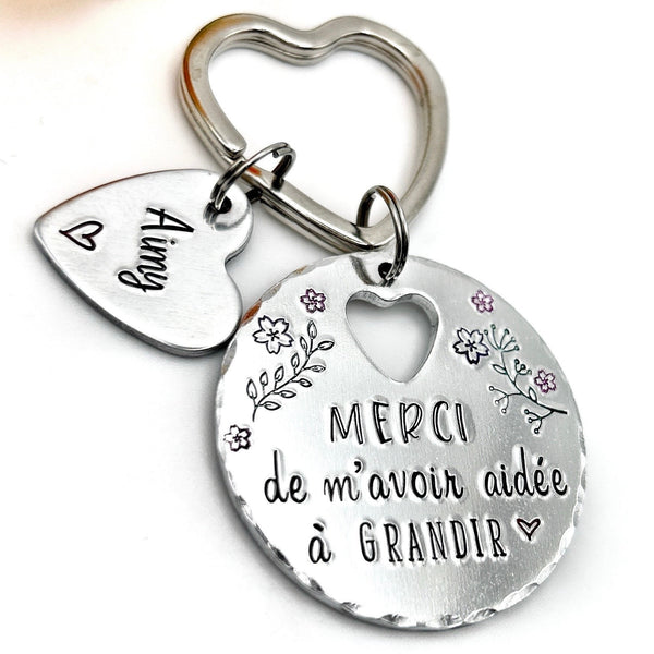 Porte Clé Maîtresse, Cadeau pour Maîtresse, Cadeau Merci Professeur