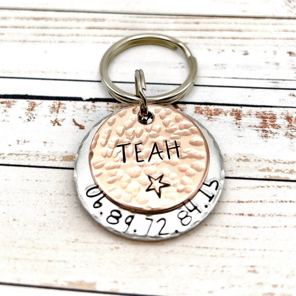 Personalized Copper Pet ID Tag, Pet ID Tags, Dog Tag Collar, Aluminium Dog Tag, Identity Tag Dog