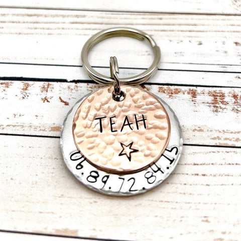 Personalized Copper Pet ID Tag, Pet ID Tags, Dog Tag Collar, Aluminium Dog Tag, Identity Tag Dog
