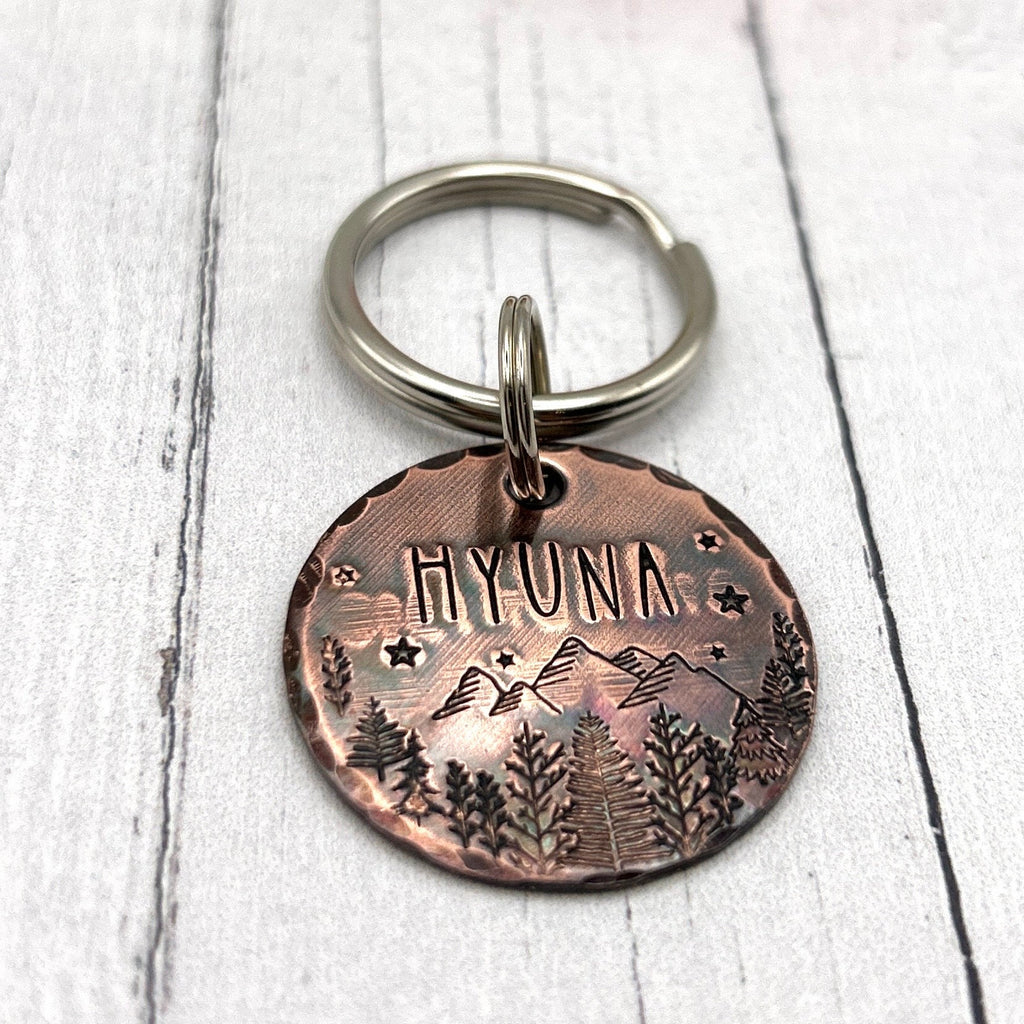Personalized Copper Pet ID Tag, Pet ID Tags, Rustic Copper Dog Tag, Custom Dog ID Tag