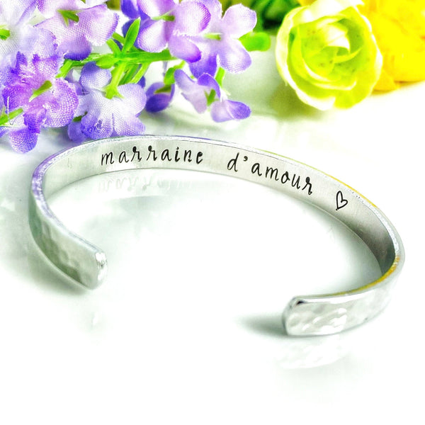 Cadeau pour une Marraine - Bracelet Marraine d'Amour - Cadeau pour une Baptême