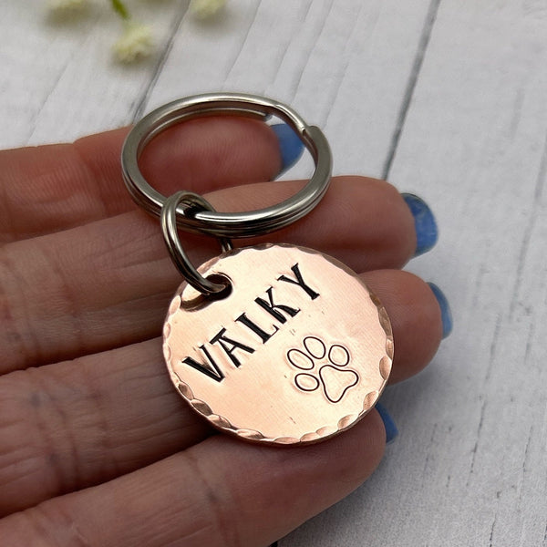 Médaille de Chien Simple, Médaille Personnalisée pour Chiot, Patte de Chien, Pissenlit