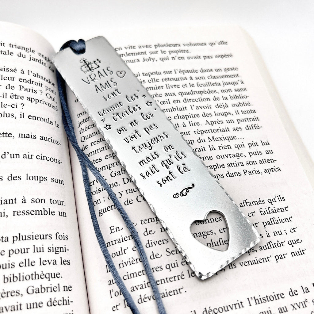Marque Page Citation Amitié, Cadeau Lecture, Signet Personnalisé