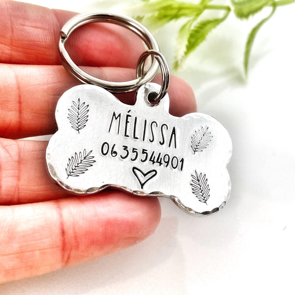 Médaillon de Chien Identité, Médaillon Chien Gravé, Médaillon Chien Personnalisé