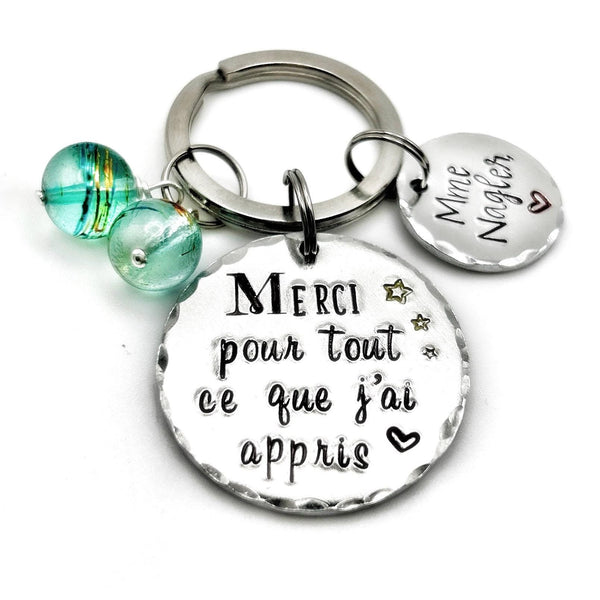 Porte Clé Maîtresse, Cadeau Maîtresse, Porte Clé Enseignant