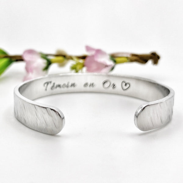 Bracelet Témoin - Bijou pour Témoin - Idée Cadeau Demande Témoin