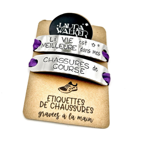 Cadeau Sportif, Cadeau Coureur, Accessoires Running, Course à Pied, Étiquettes Lacets