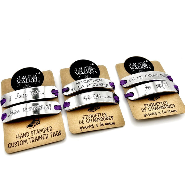 Étiquettes Lacets , Cadeau Coureur, Accessoires Running, Bijoux Chaussures