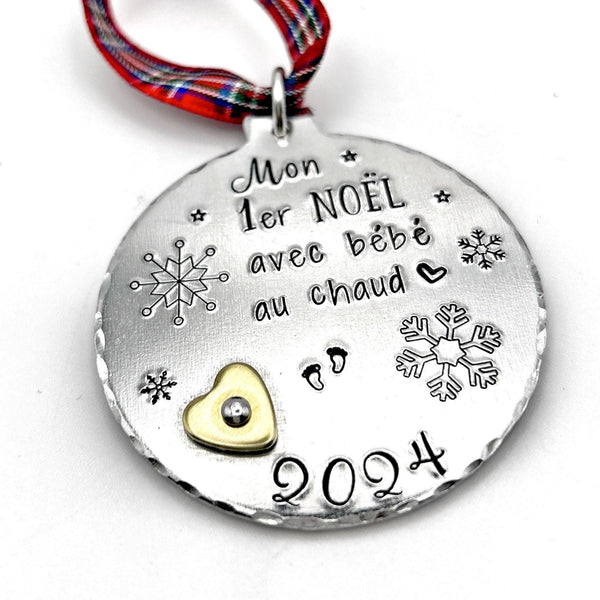 Baby Bump's First Christmas Decoration, First Tree Ornament Baby, Pregnant First Christmas Decoration, Tree Ornament New Baby