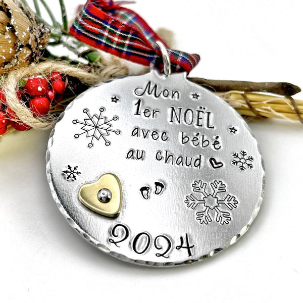 Baby Bump's First Christmas Decoration, First Tree Ornament Baby, Pregnant First Christmas Decoration, Tree Ornament New Baby